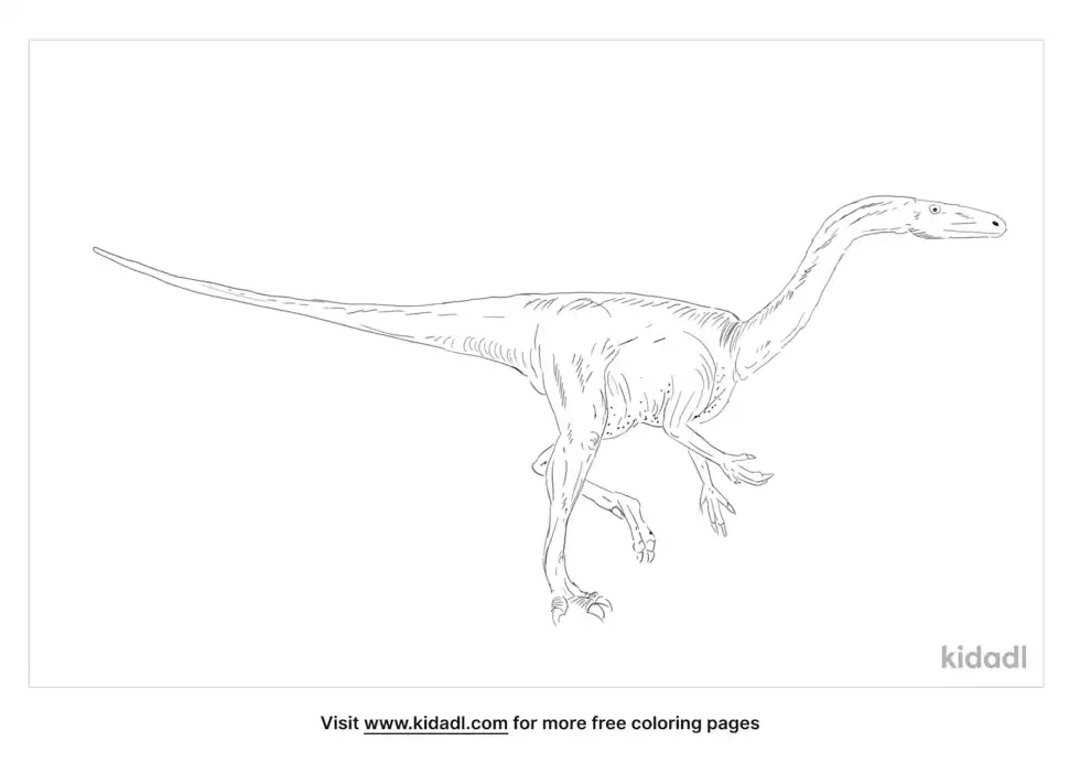 Grallator Coloring Page