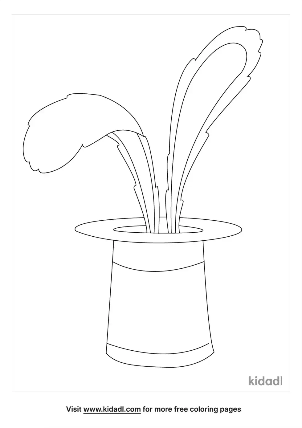 Floppy Bunny Ears Coloring Page