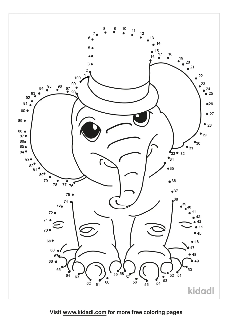 Elephant With A Top Hat