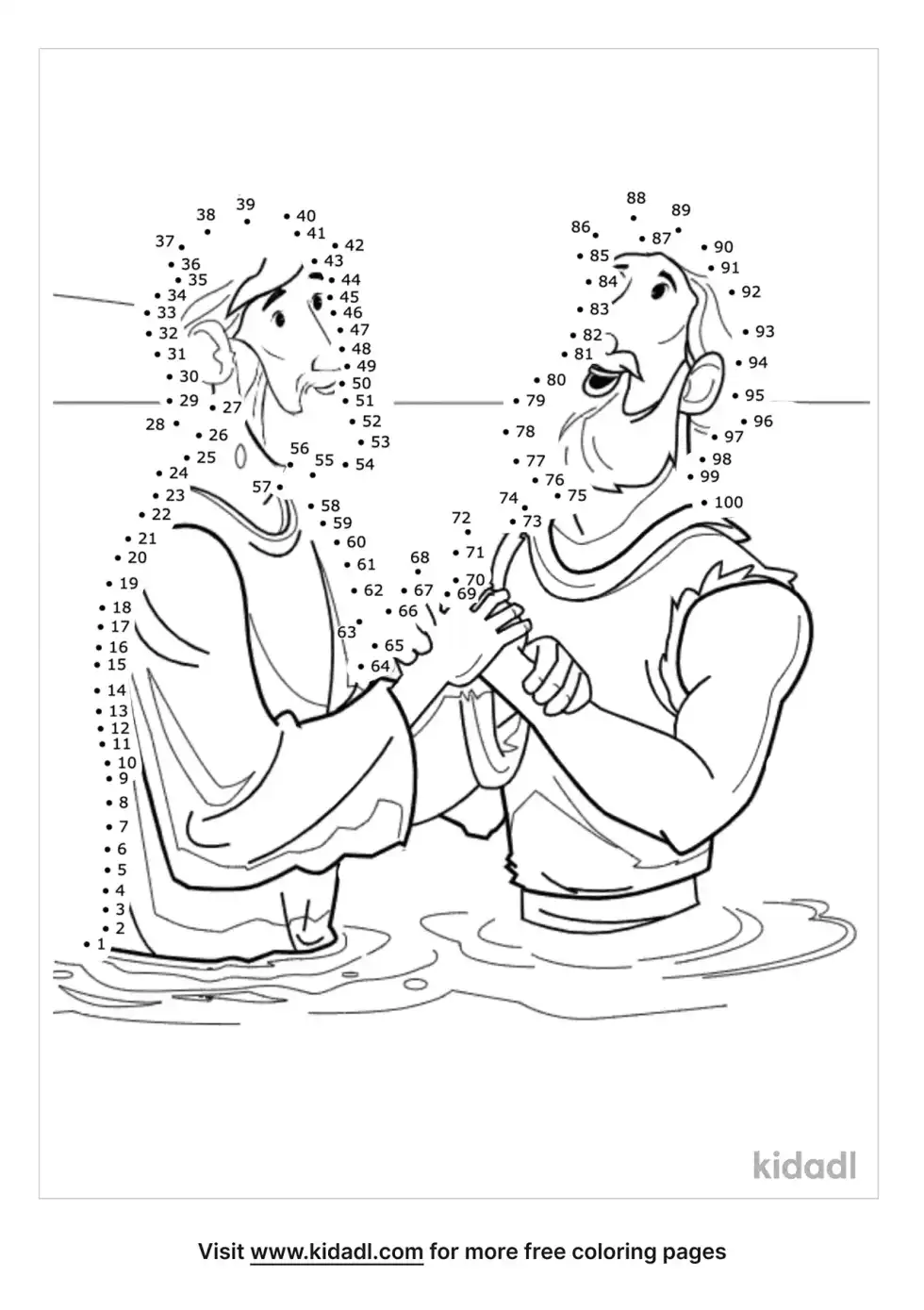 Baptism Of The Lord Dot To Dot (Hard)