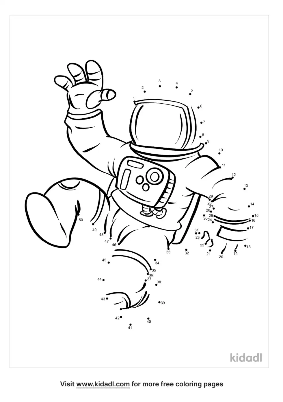 Spaceman Dot To Dot (Medium)