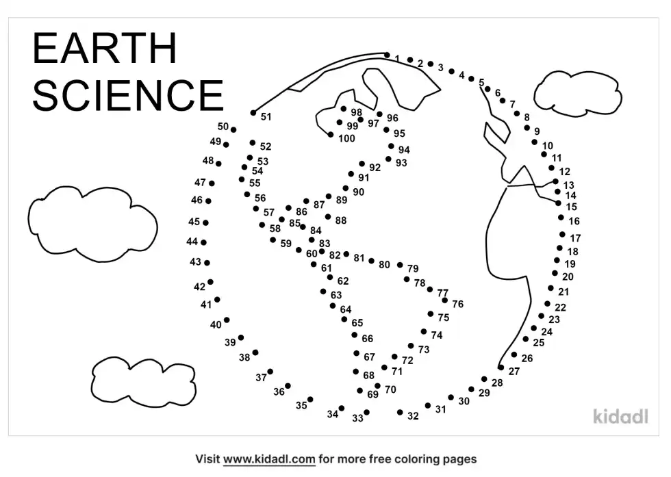 Earth Science Dot To Dot (Hard)