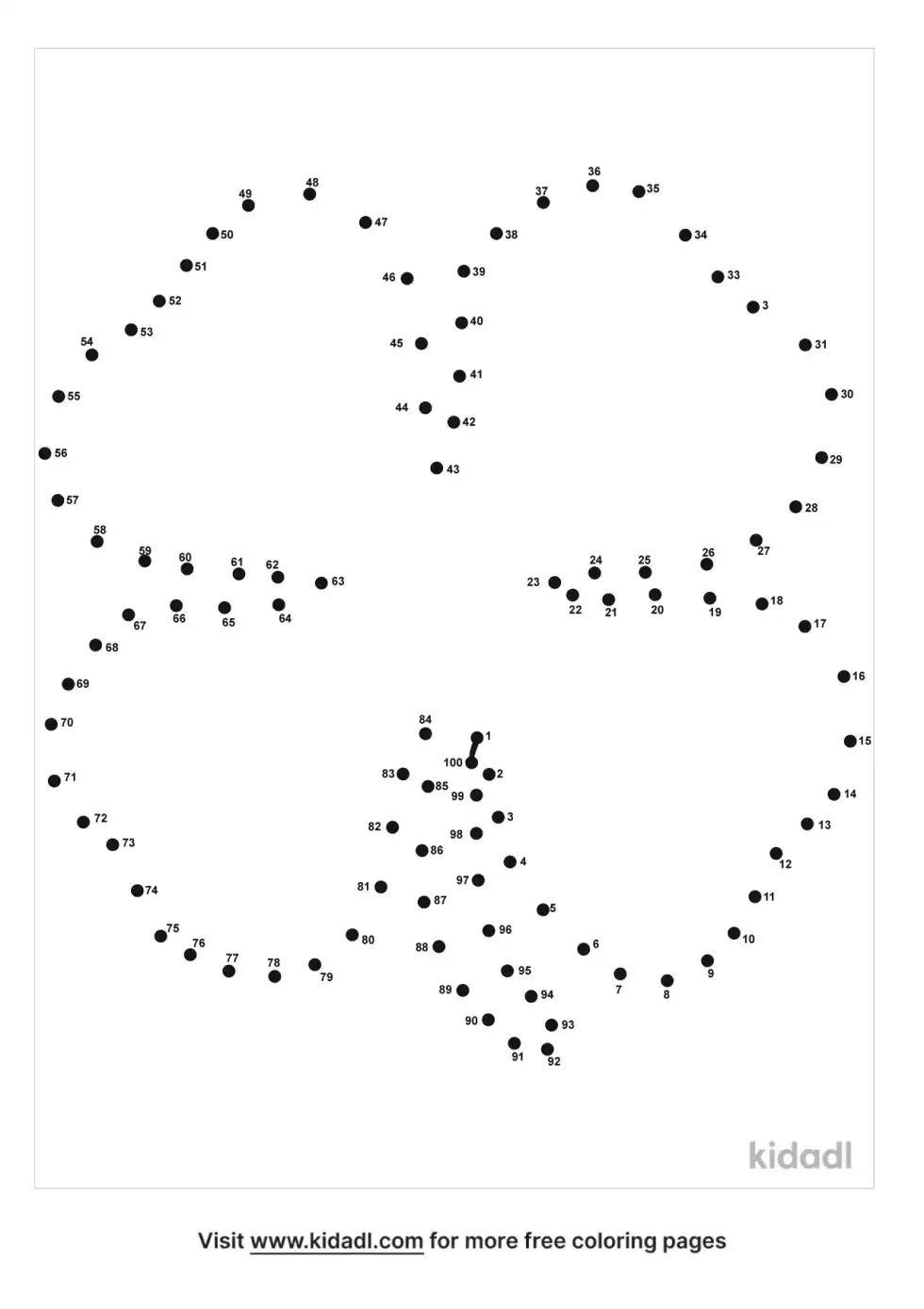 St Patrick's Day Shamrock Dot To Dot (Hard)
