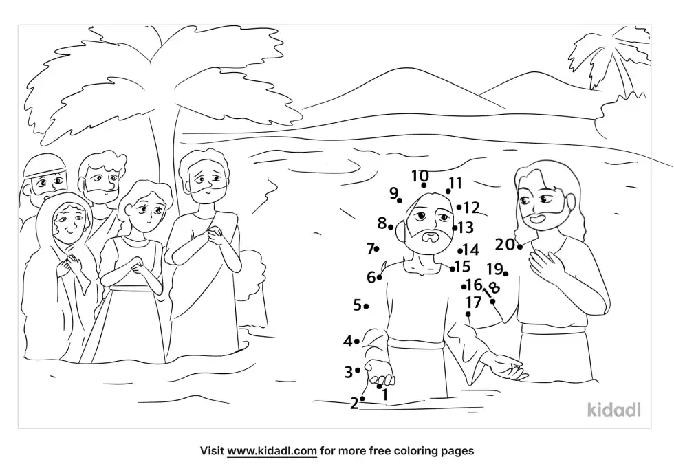 John The Baptist Dot To Dot (Easy)