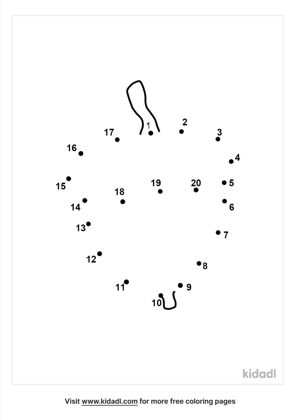 Acorn Dot To Dot (Easy)