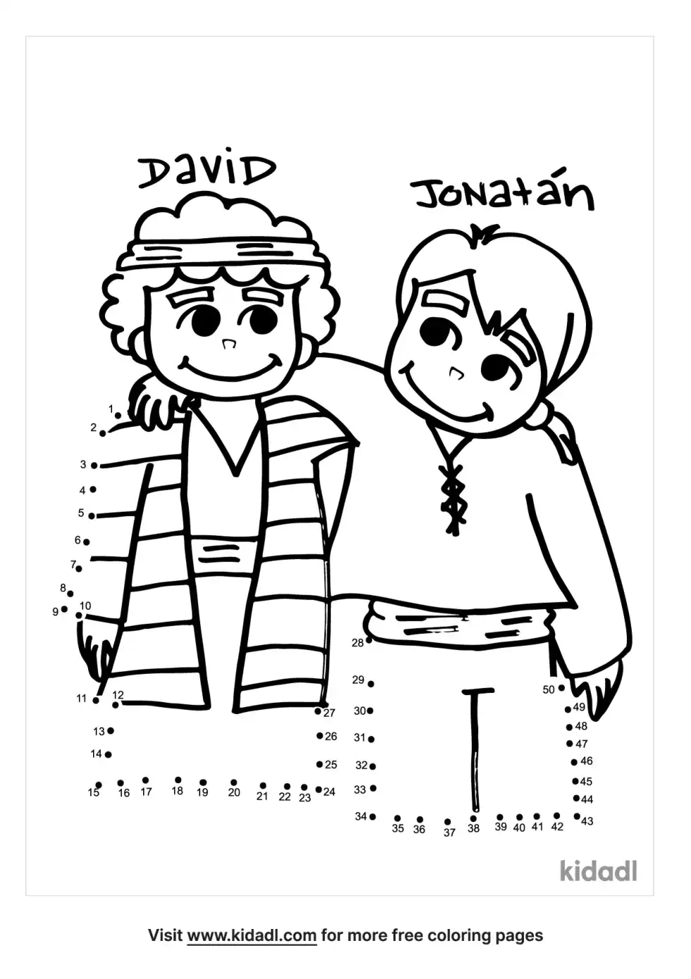 David And Jonathan Dot To Dot (Medium)