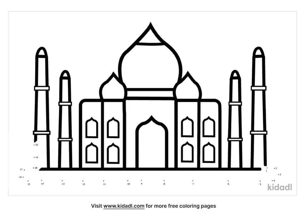 Landmarks Dot To Dot (Easy)