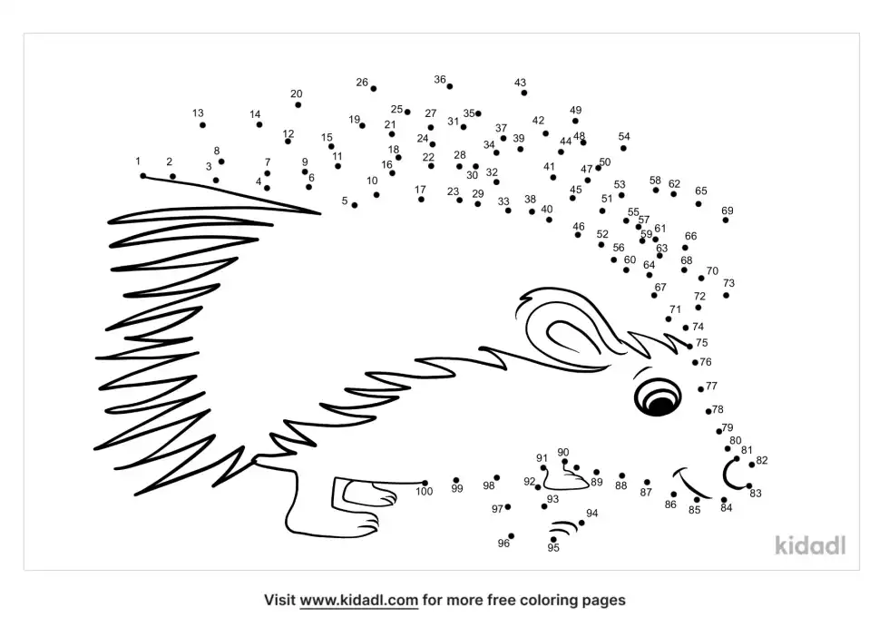 Porcupine Dot To Dot (Hard)