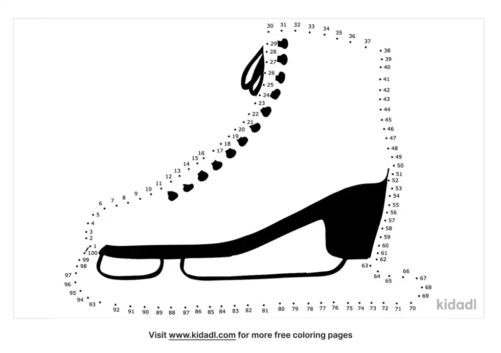 Ice Skating Dot To Dot (Hard)