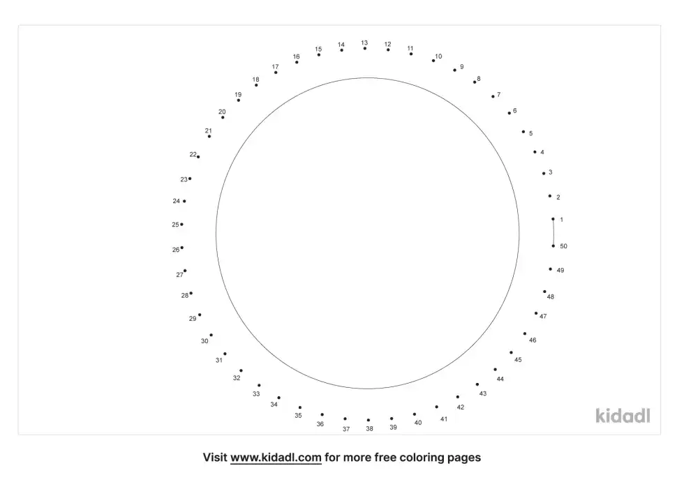Circle Dot To Dot (Medium)