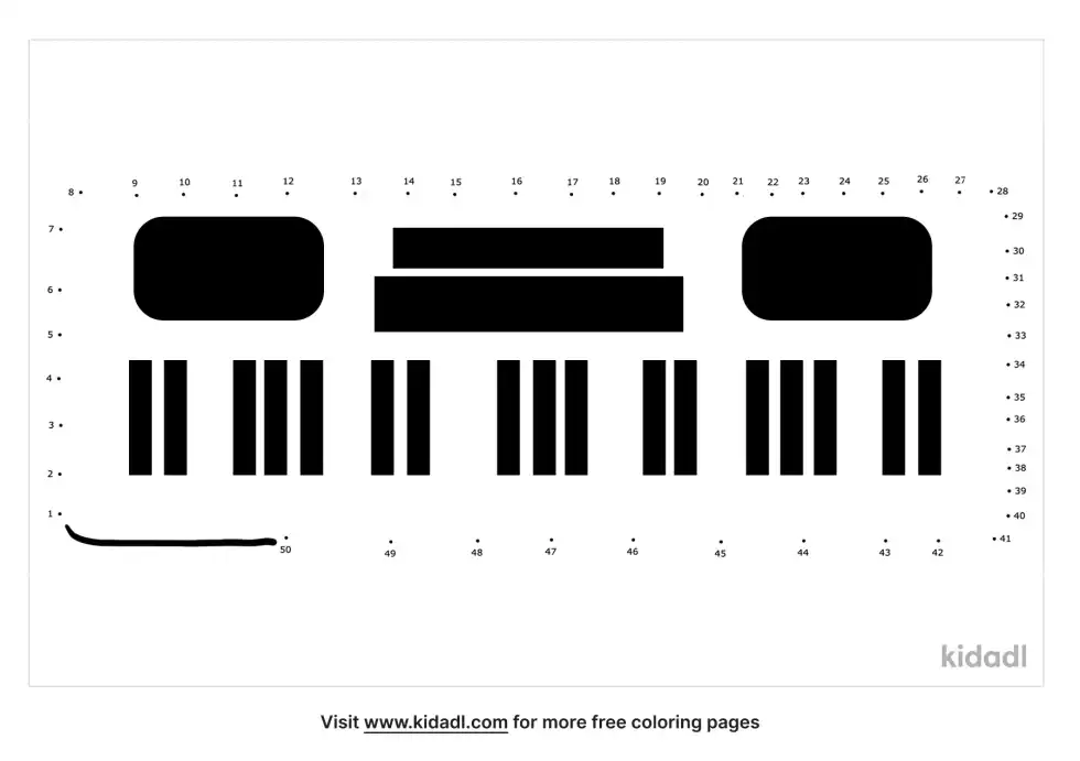 Organ Instrument Dot To Dot (Medium)