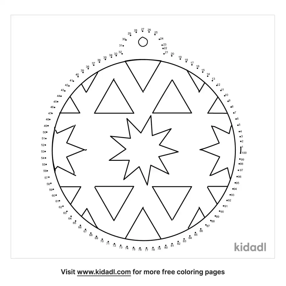 Ornament Dot To Dot (Hard)