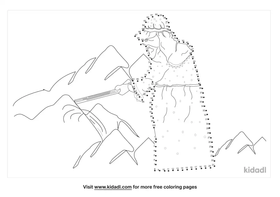 Moses Struck Rock Dot To Dot (Hard)