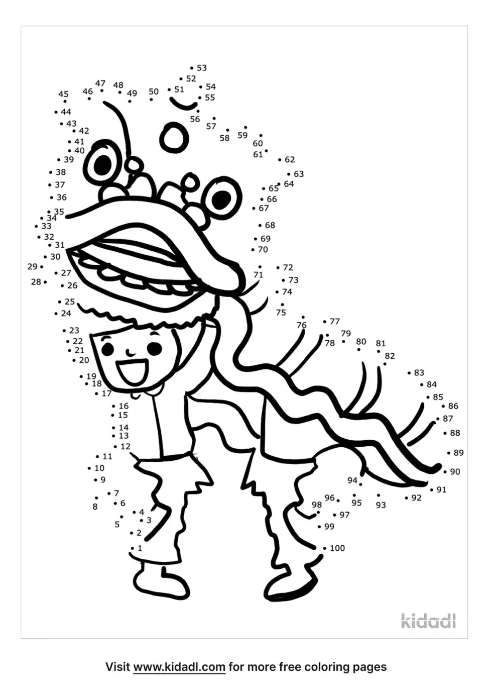 Lunar New Year Dot To Dot (Hard)