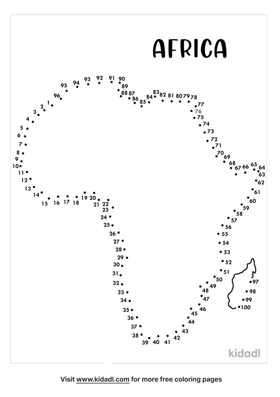 Africa Dot To Dot (Hard)