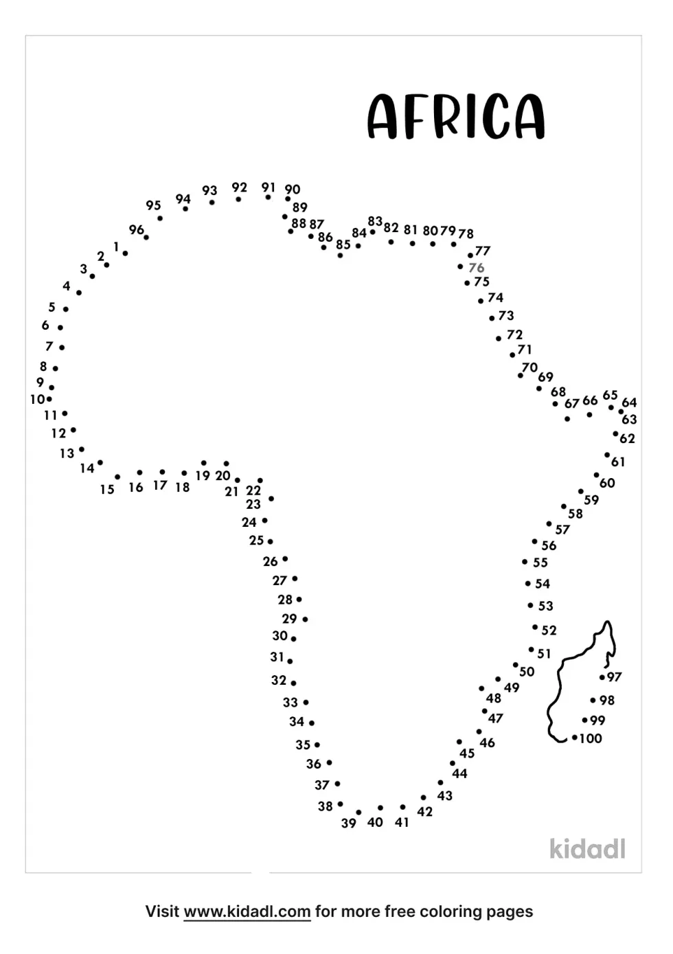 Africa Dot To Dot (Hard)