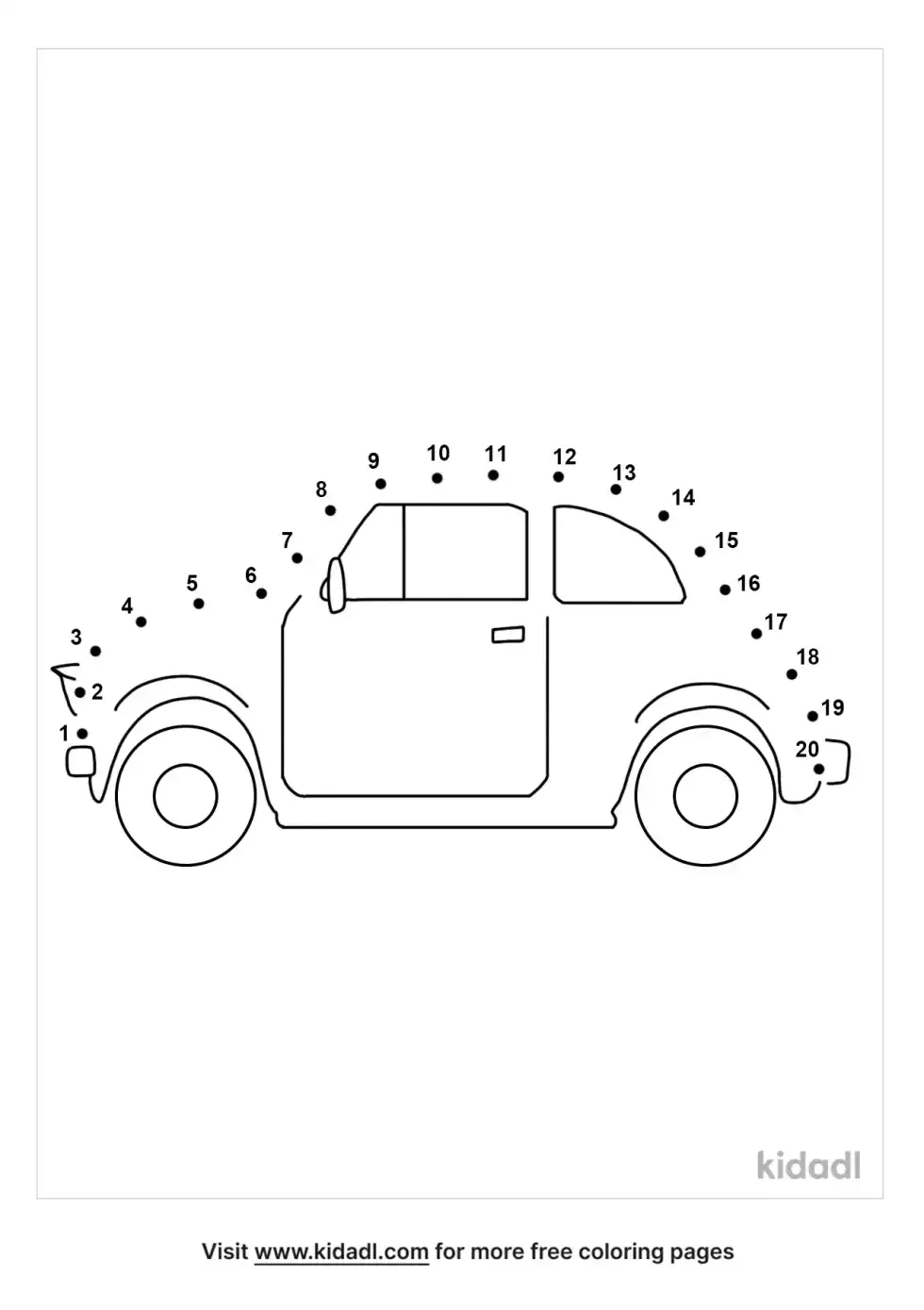 Transportation Dot To Dot (Easy)