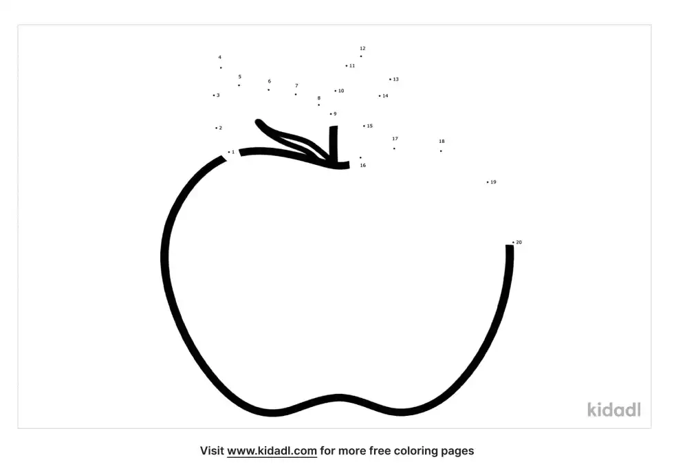 Apple Dot To Dot (Easy)