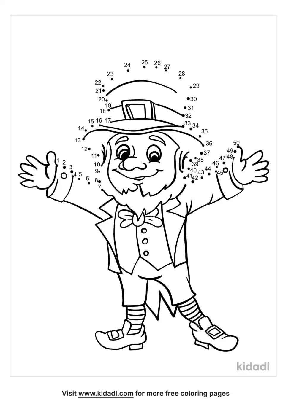 Leprechaun Dot To Dot (Medium)