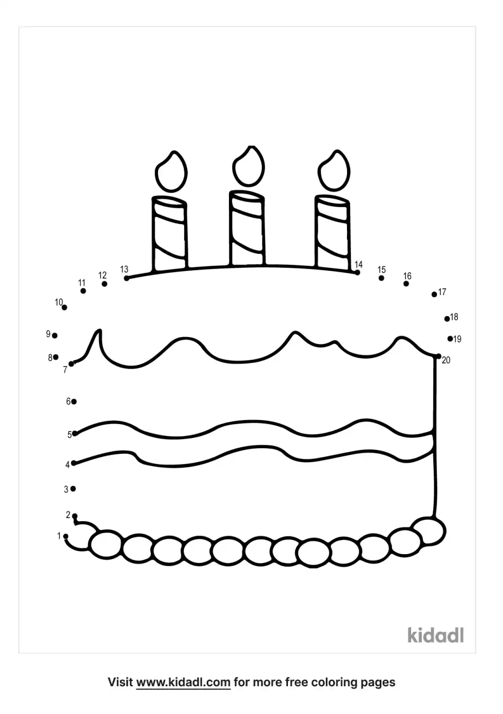 Cake Dot To Dot (Easy)