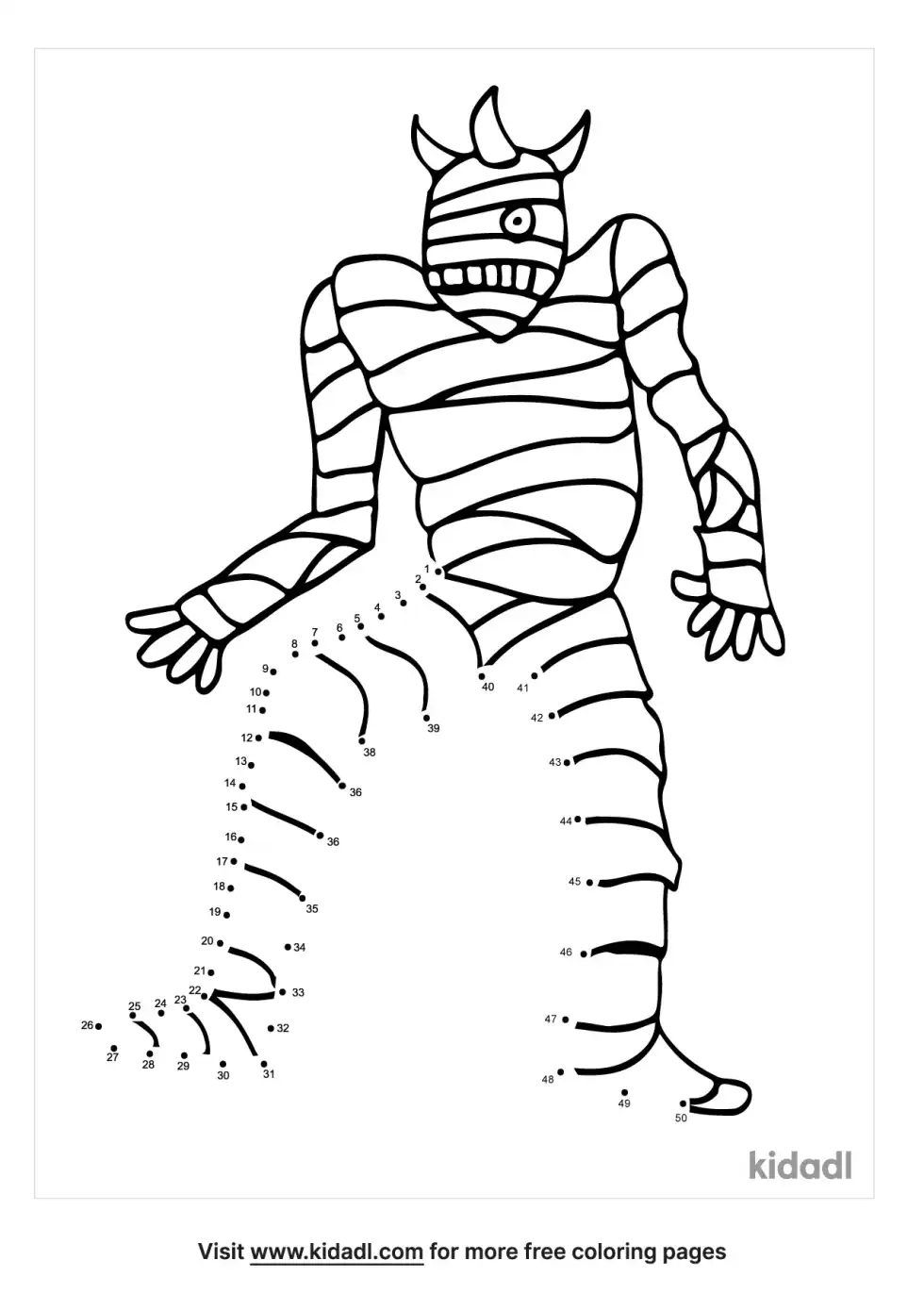 Mummy Dot To Dot (Medium)