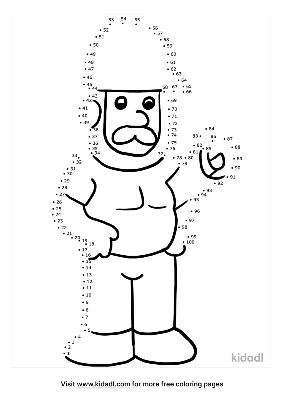 Labor Day Dot To Dot (Hard)