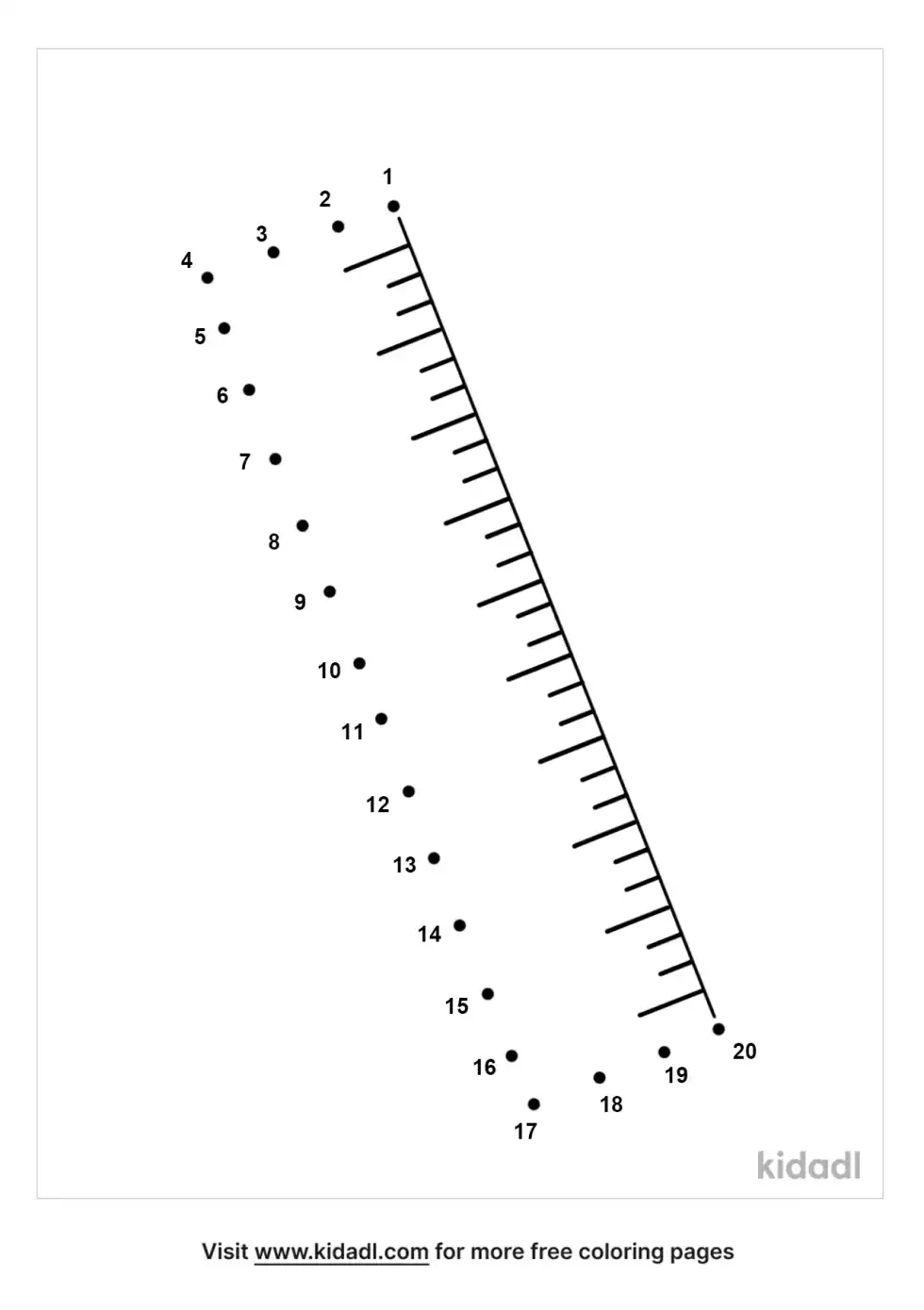 Ruler Dot To Dot (Easy)
