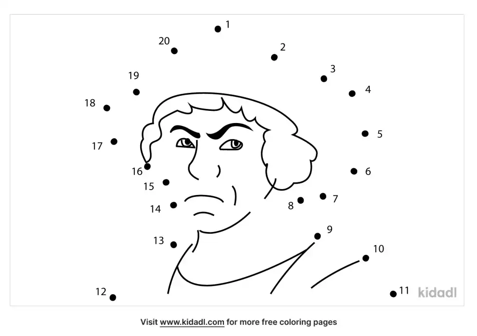 Columbus Dot To Dot (Easy)