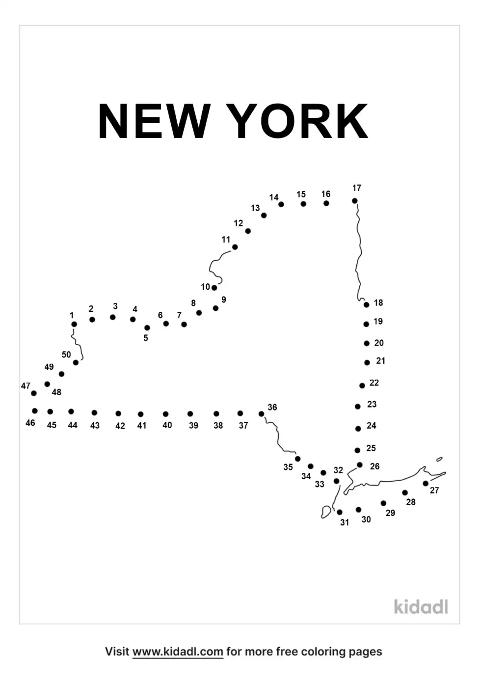 New York Dot To Dot (Medium)