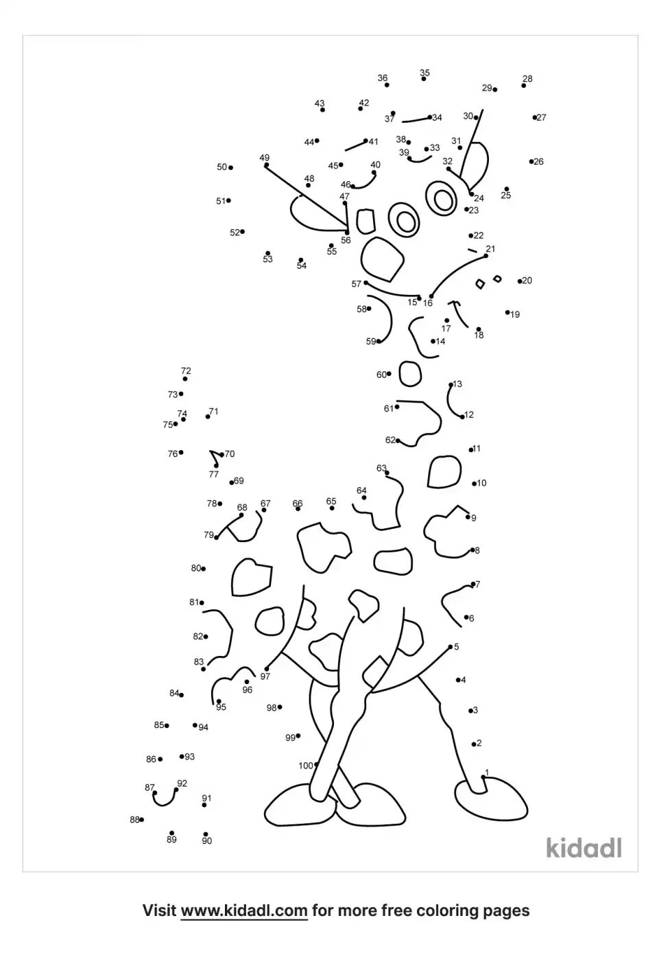Animals Starting With G Dot To Dot (Hard)