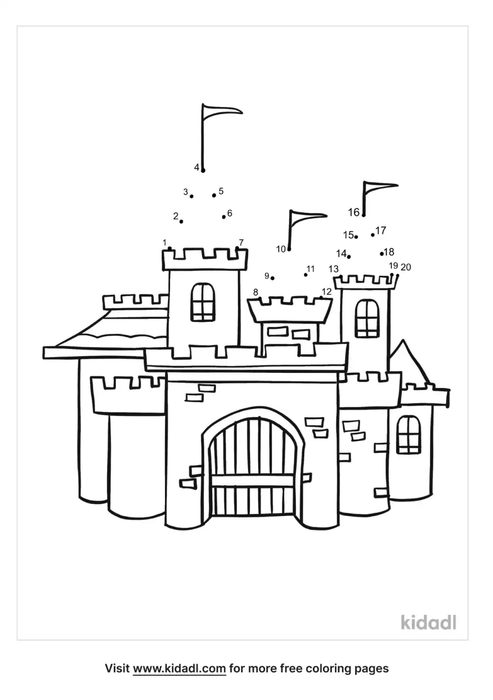 Castle Dot To Dot (Easy)
