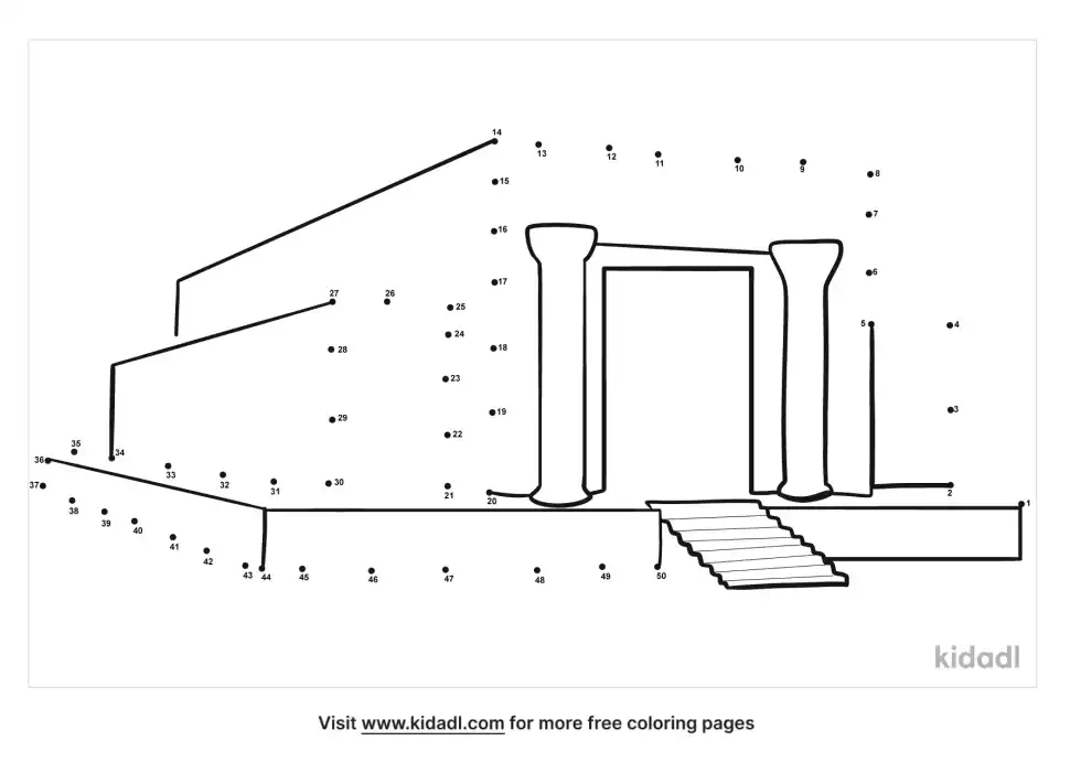 Solomon's Temple Dot To Dot (Medium)
