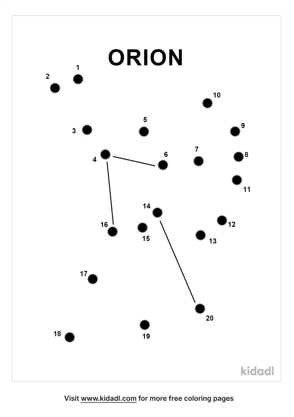 Astronomy Dot To Dot (Easy)