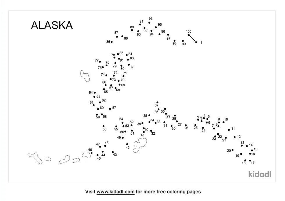 Alaska Dot To Dot (Hard)