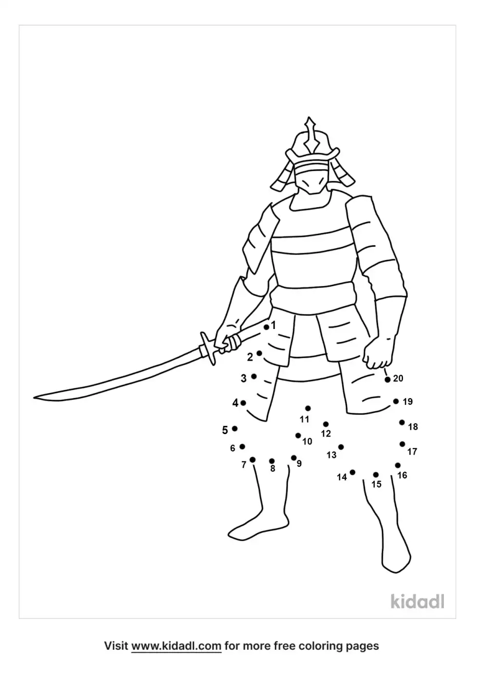 Samurai Dot To Dot (Easy)