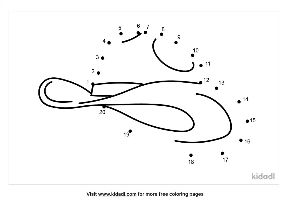 Cowboy Hat Dot To Dot (Easy)
