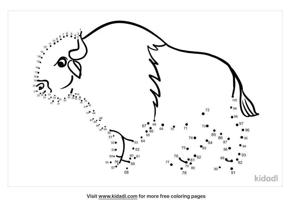 Bison Dot To Dot (Hard)