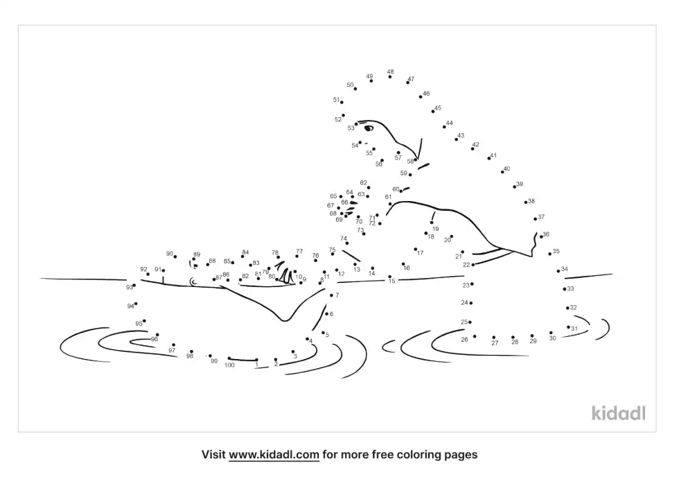 Baby Moses In The River Dot To Dot (Hard)