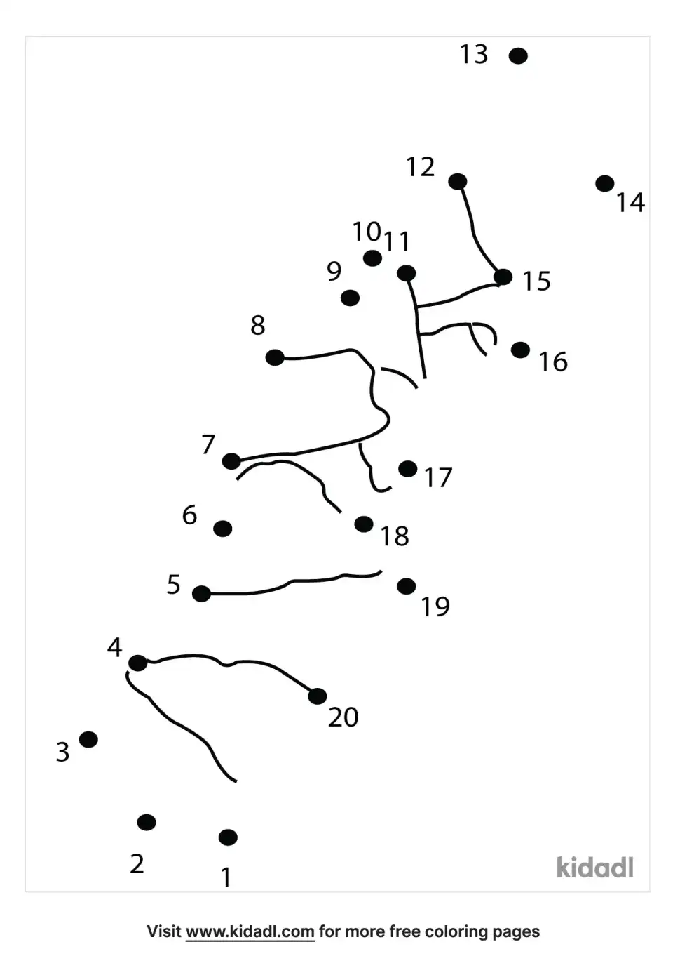 13 Colonies Dot To Dot (Easy)