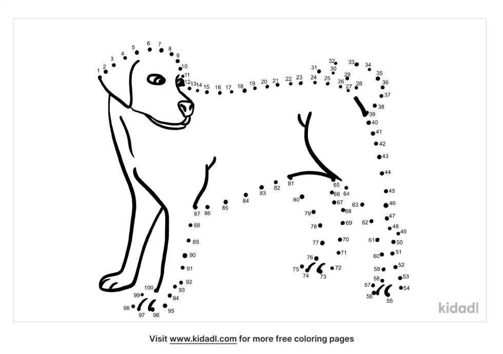 Dog Dot To Dot (Hard)