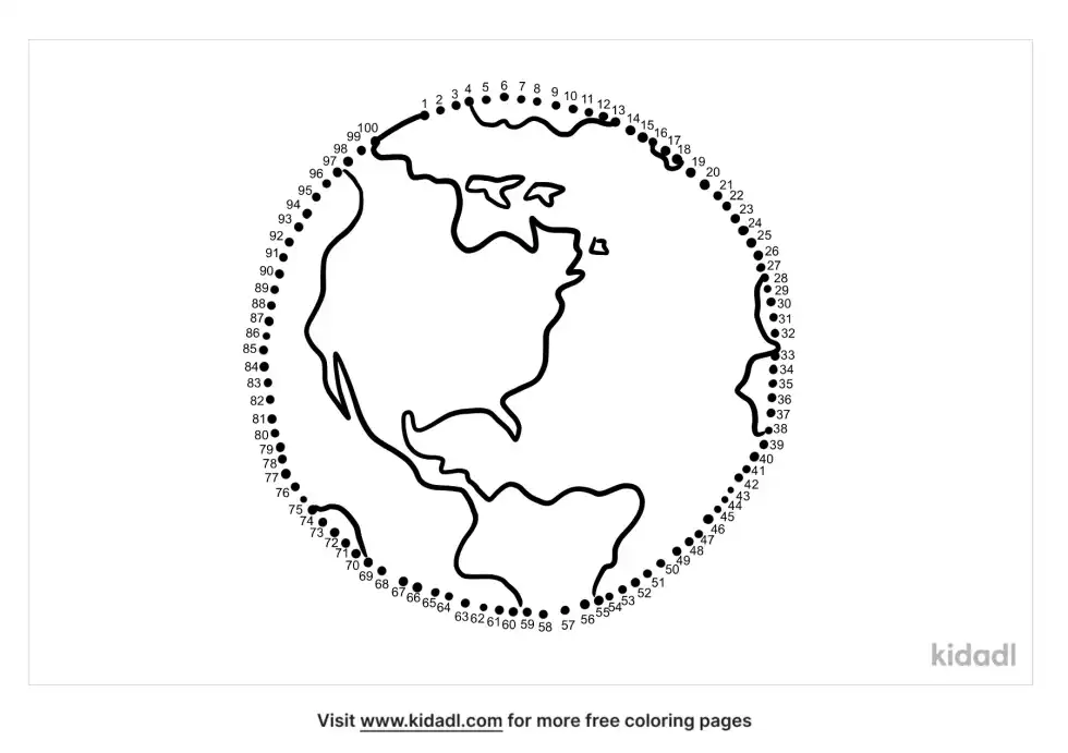 Earth Dot To Dot (Hard)
