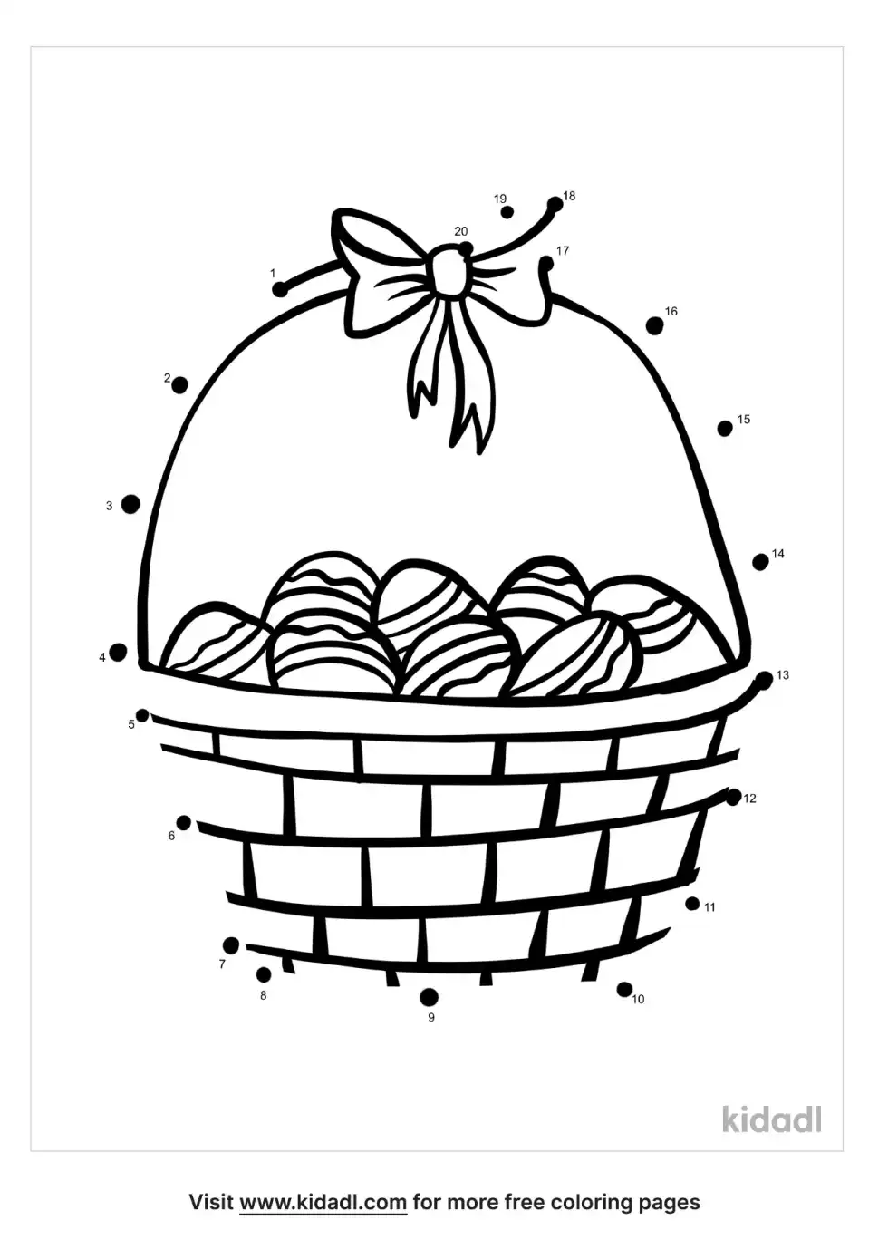 Basket Dot To Dot (Easy)
