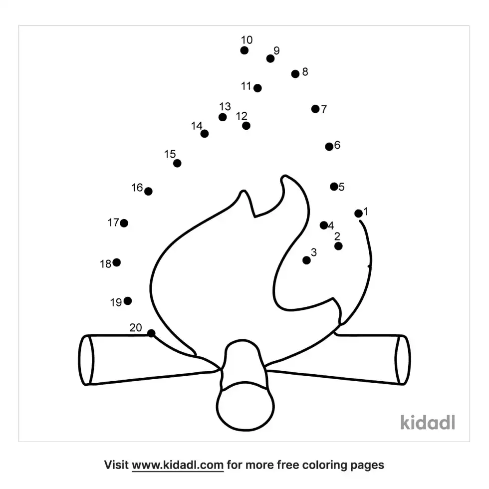 Campfire Dot To Dot (Easy)