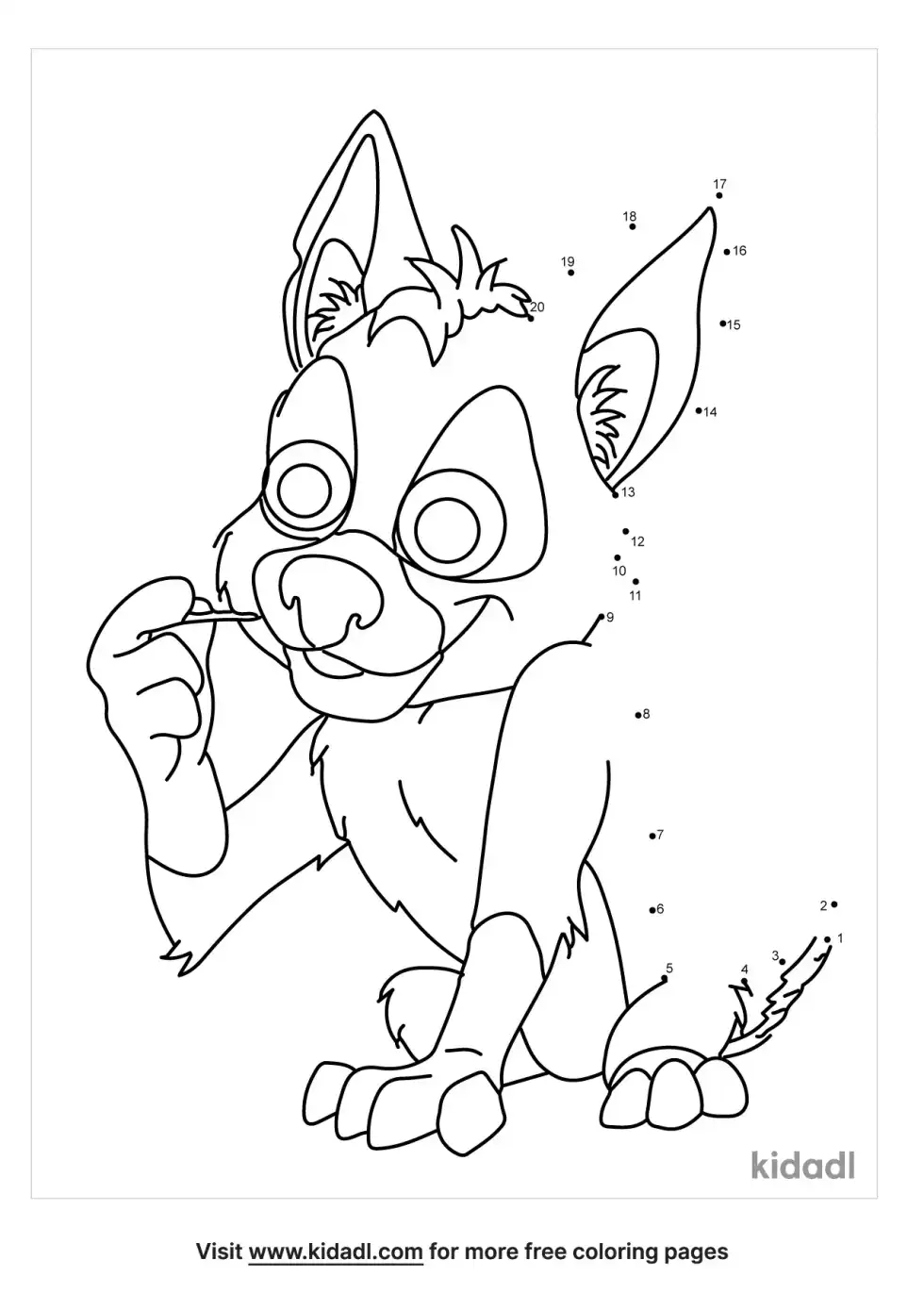 Coyote Dot To Dot (Easy)