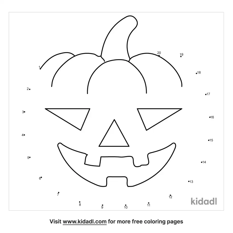 October Dot To Dot (Easy)