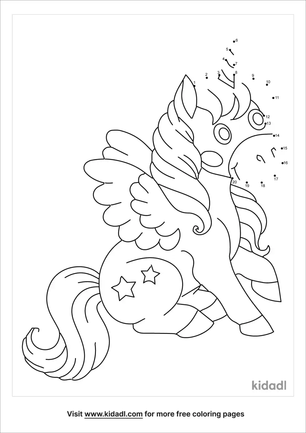 Pegasus Dot To Dot (Easy)