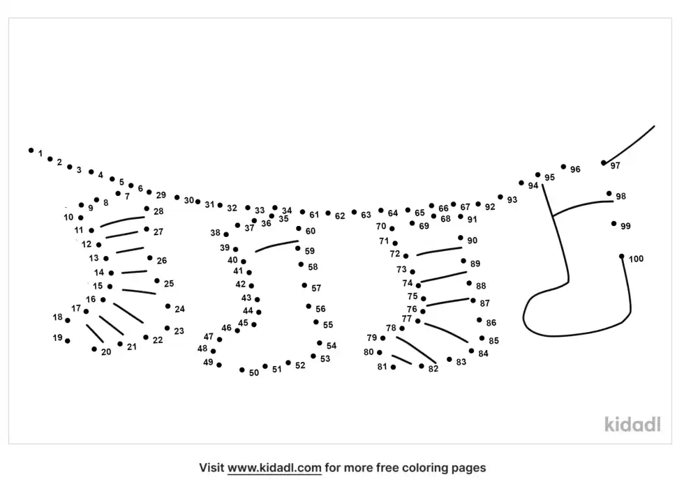 Christmas Pattern Dot To Dot (Hard)