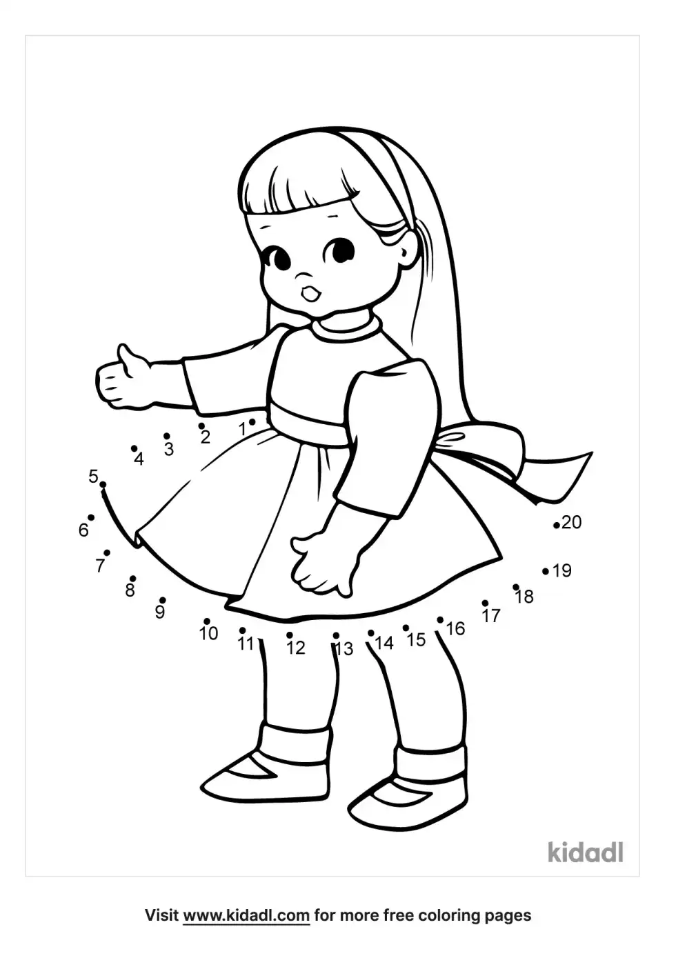 Doll Dot To Dot (Easy)