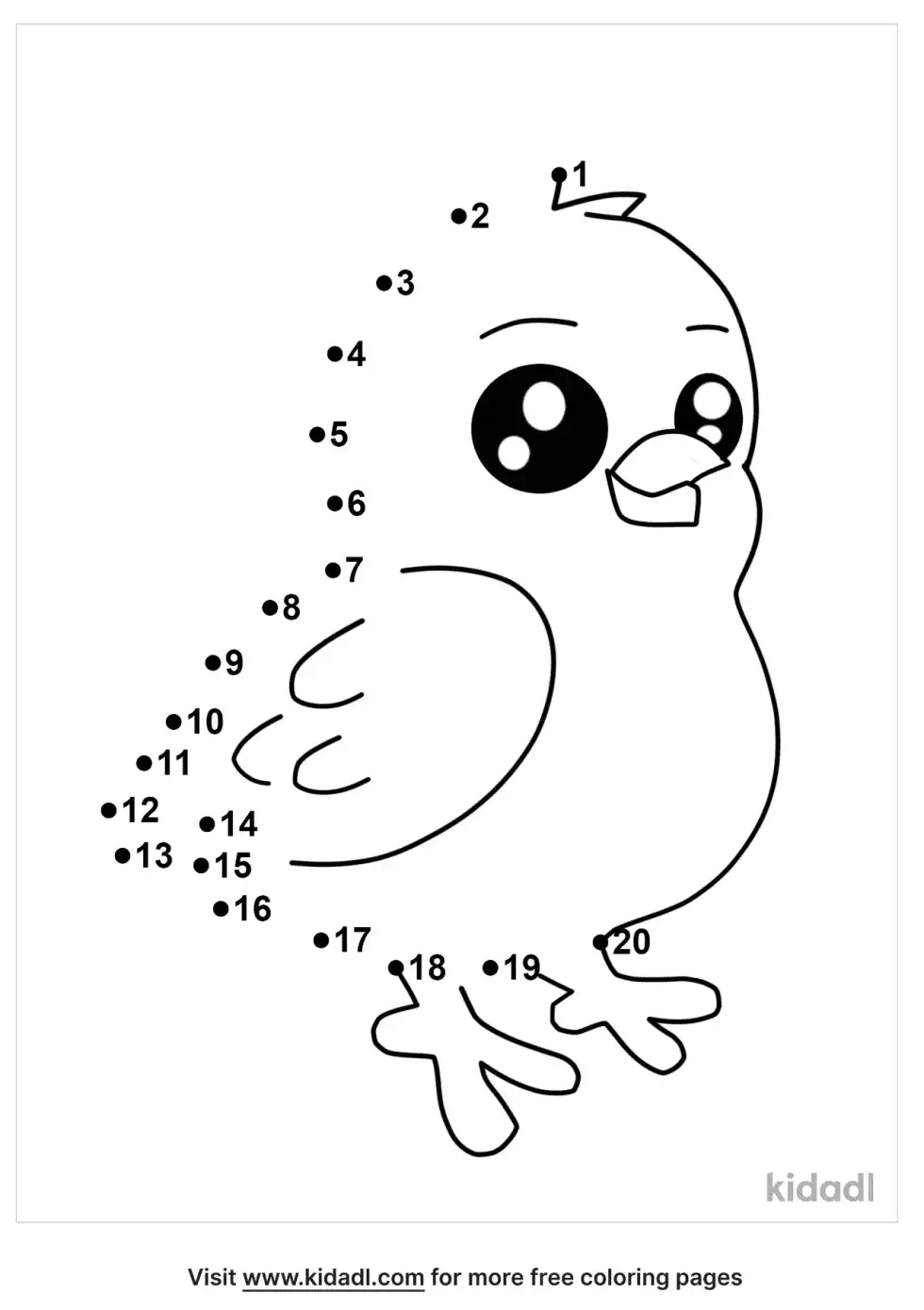 Chick Dot To Dot (Easy)