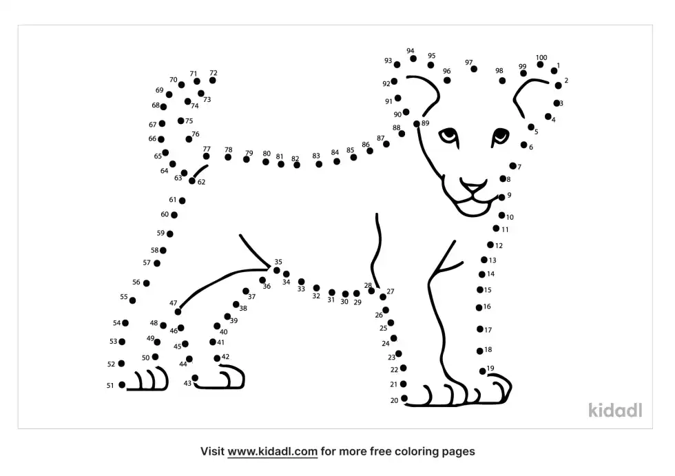 Cub Scout Dot To Dot (Hard)